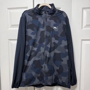 J.Lindeberg Blue and Gray Patterned Jacket